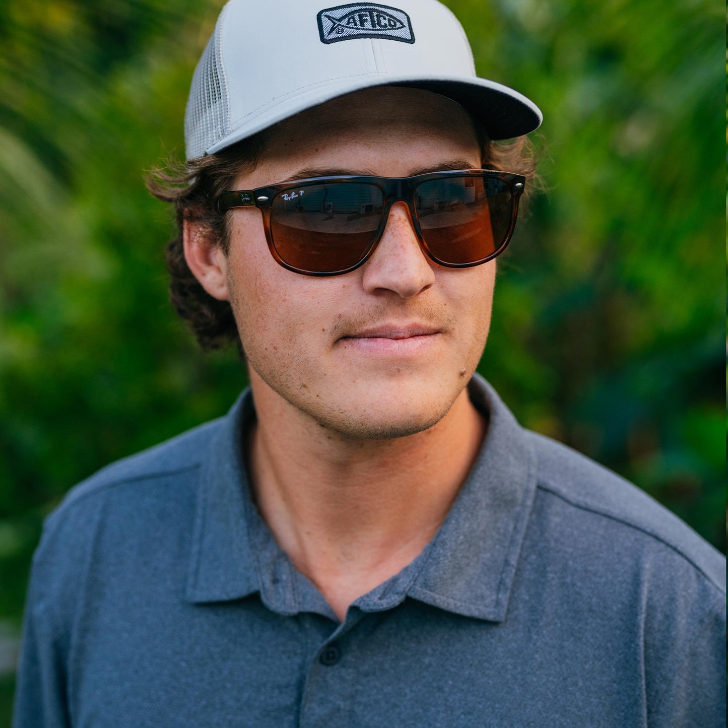 Mens Air O Mesh Performance Polo - AFTCO