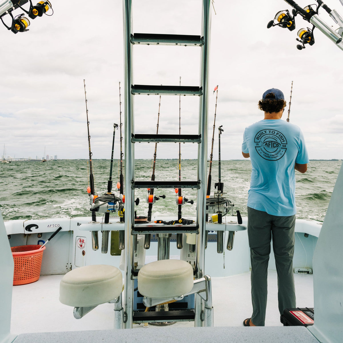 Mens Ocean Bound Short Sleeve Fishing Shirts |AFTCO - AFTCO