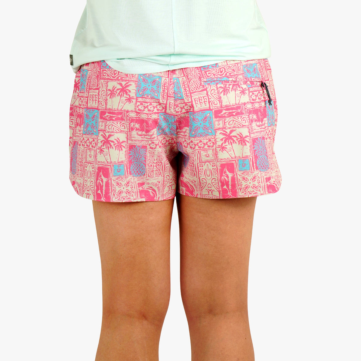 Womens Women's Strike Printed Swim Shorts - AFTCO