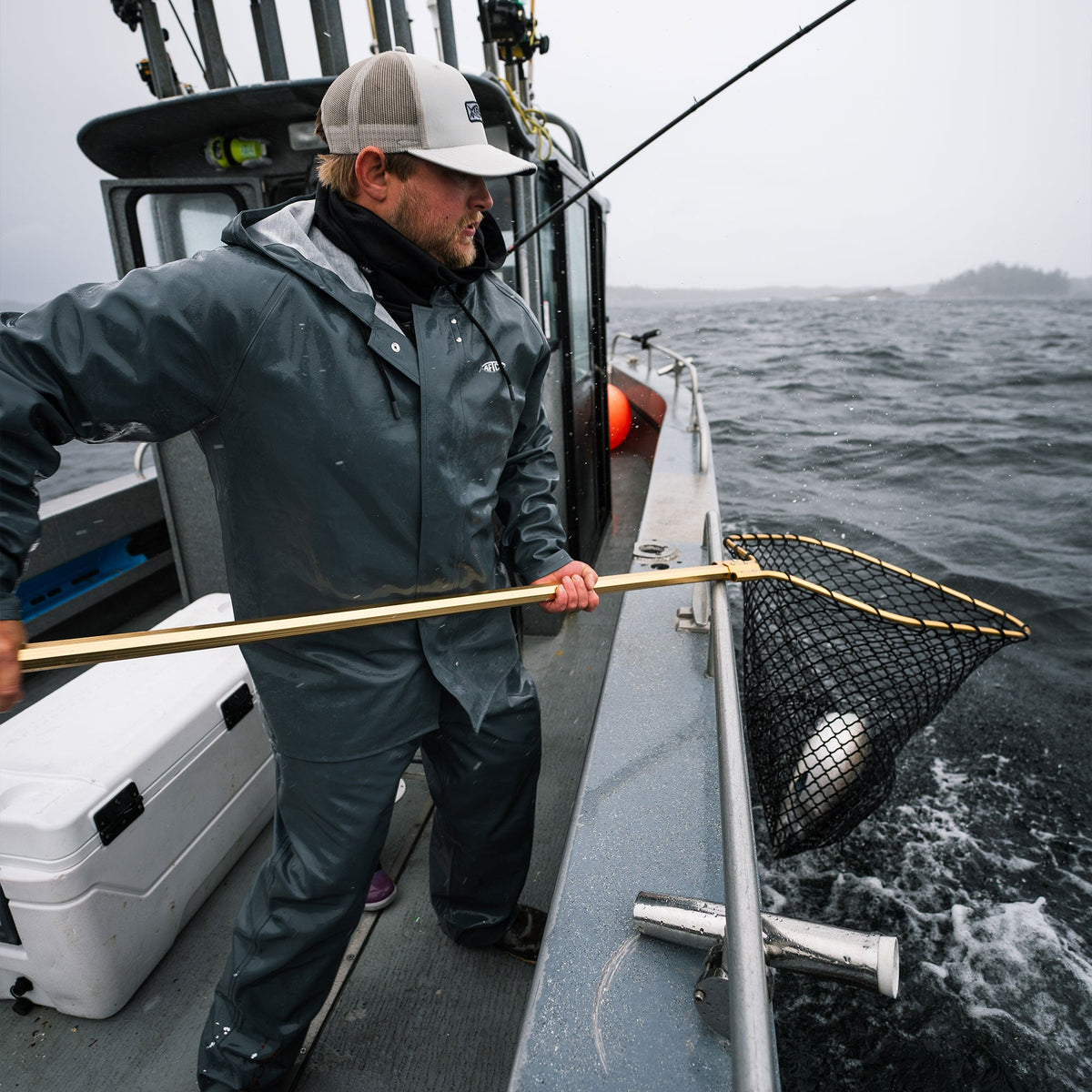 Mens Deep Set Boating Rain Gear - AFTCO