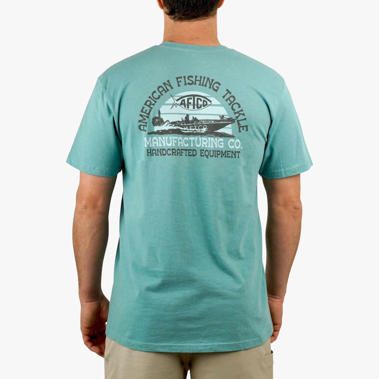 Mens Skipping SS Boating T-Shirt - AFTCO