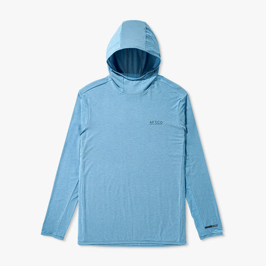 Mens Tailwind Long Sleeve Hooded Sun Protection Shirt - AFTCO