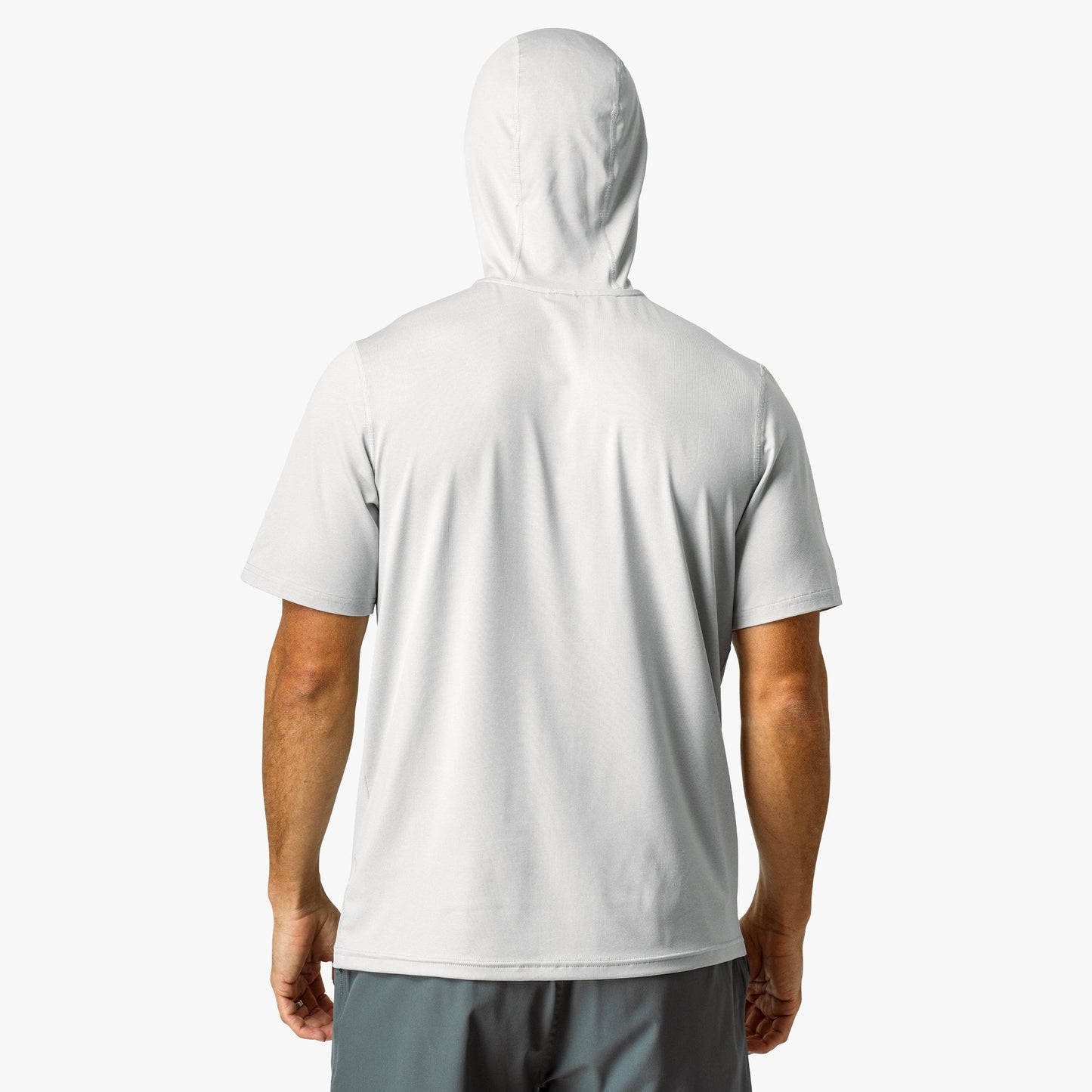 Mens Samurai Short Sleeve Hooded Sun Protection Shirt - AFTCO