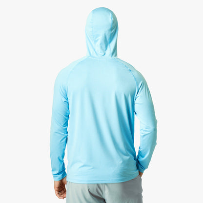 Mens Samurai Long Sleeve Sun Protection Hoodie - AFTCO