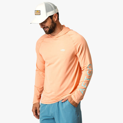 Mens Samurai Long Sleeve Sun Protection Hoodie - AFTCO