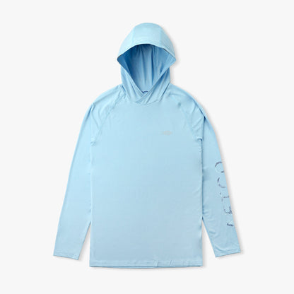 Mens Samurai Long Sleeve Sun Protection Hoodie - AFTCO