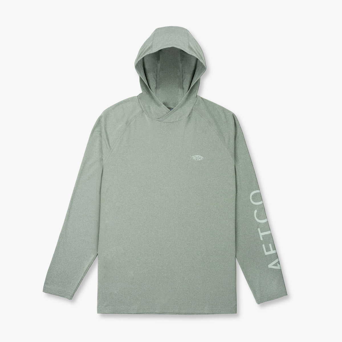 Mens Samurai Long Sleeve Sun Protection Hoodie - AFTCO