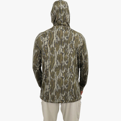 Mens Mossy Oak® Camo Performance Hood - AFTCO