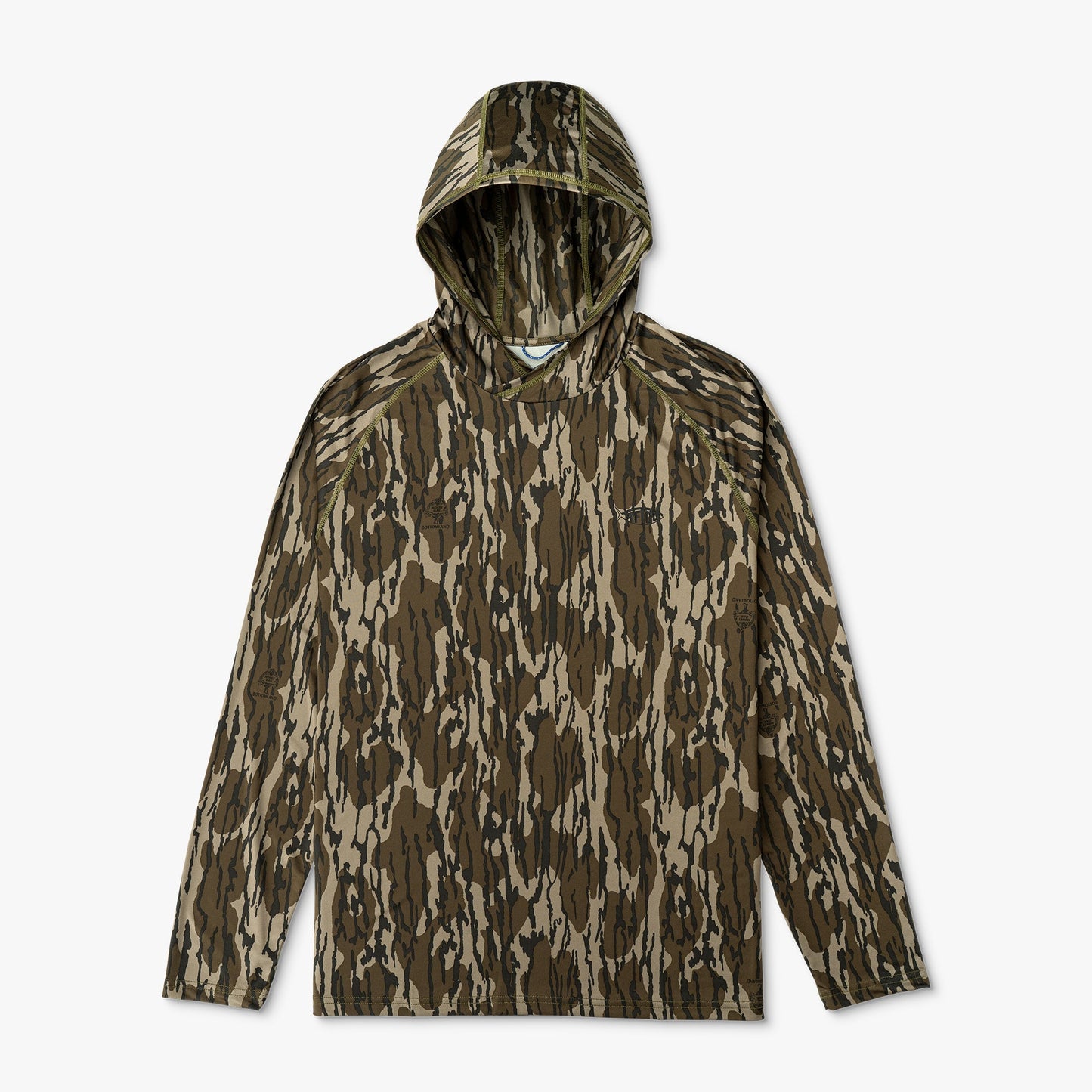 Mens Mossy Oak® Camo Performance Hood - AFTCO