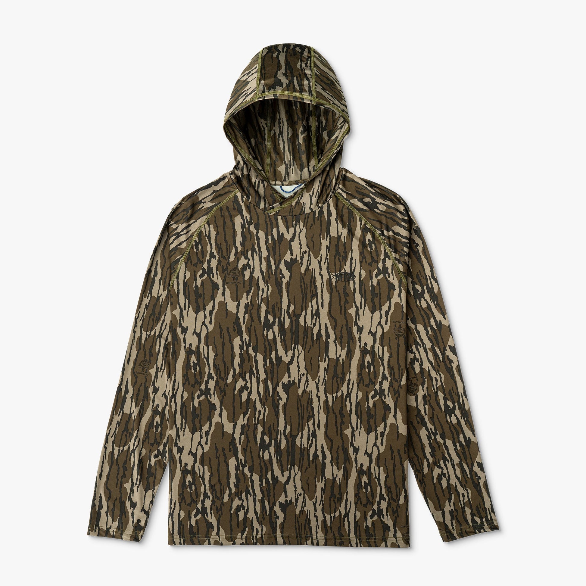 Mens Mossy Oak® Camo Performance Hood - AFTCO
