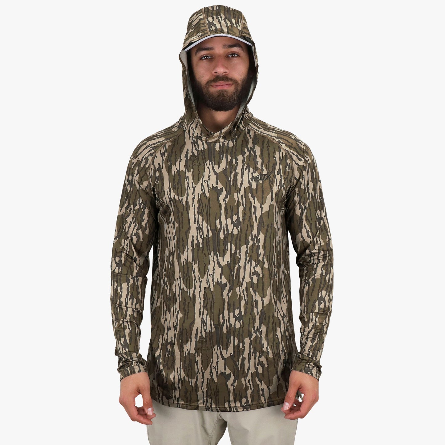 Mens Mossy Oak® Camo Performance Hood - AFTCO