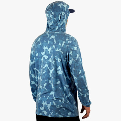 Mens Ocean Bound Hooded Performance Shirt - AFTCO