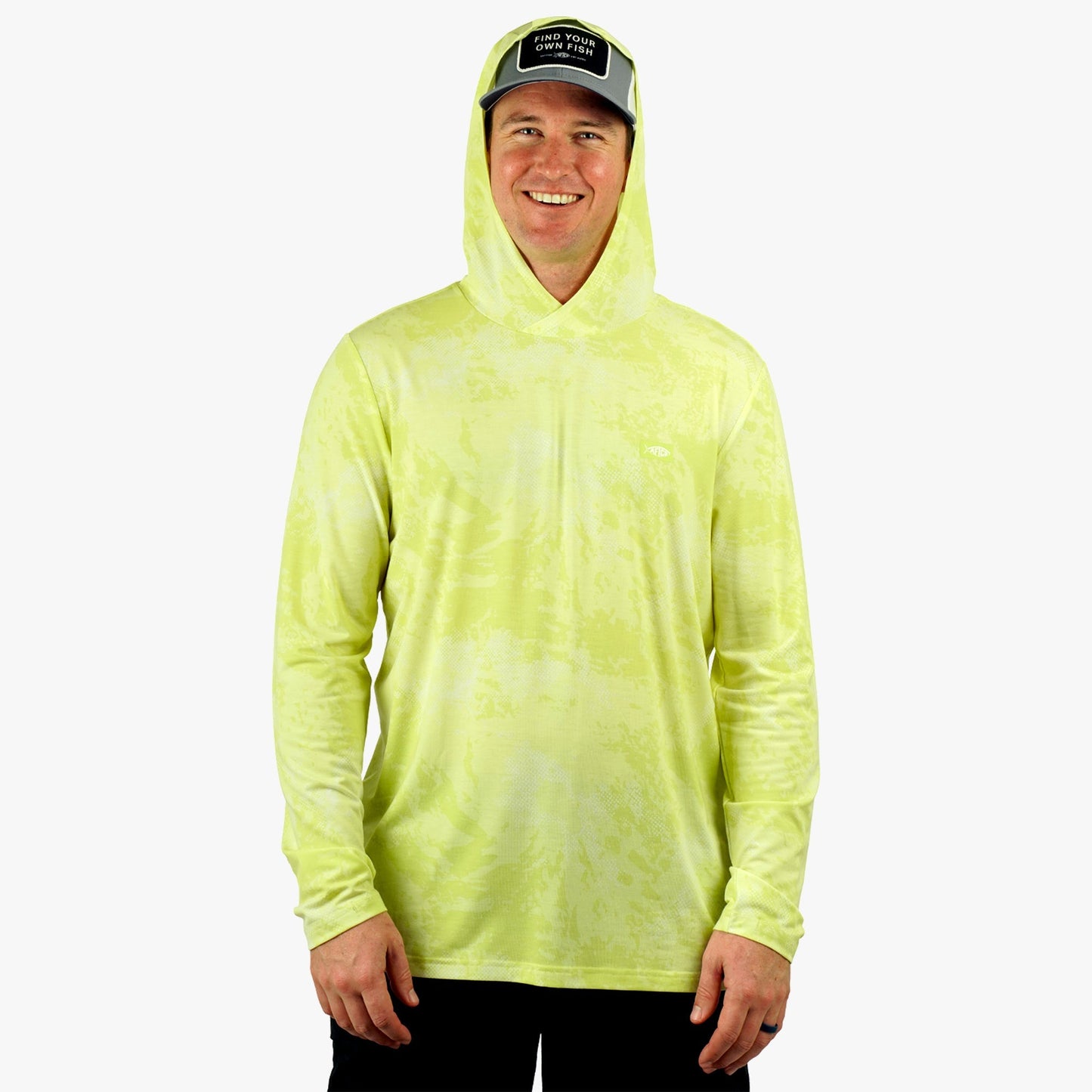 Mens Ocean Bound Hooded Performance Shirt - AFTCO