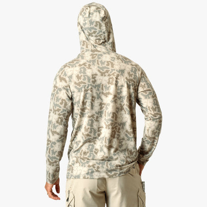 Mens Ocean Bound Hooded Performance Shirt - AFTCO