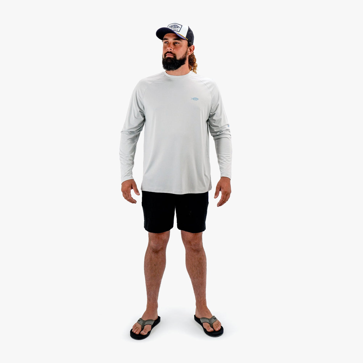 Mens Men's Long Sleeve Sun Protection Shirt - Samurai by AFTCO - AFTCO