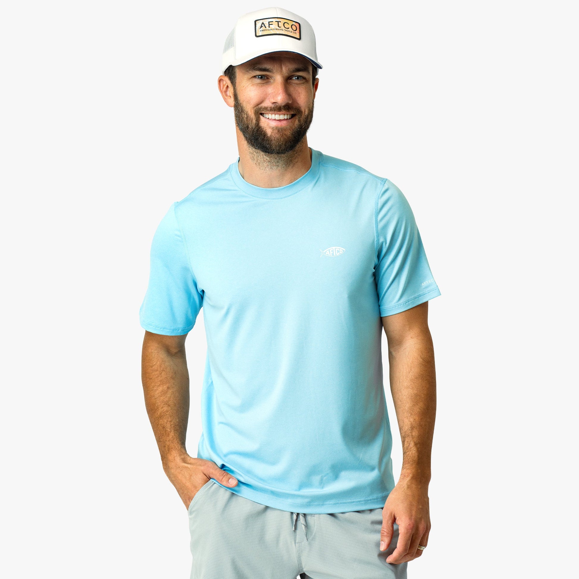 Mens Samurai SS Performance Shirt - AFTCO
