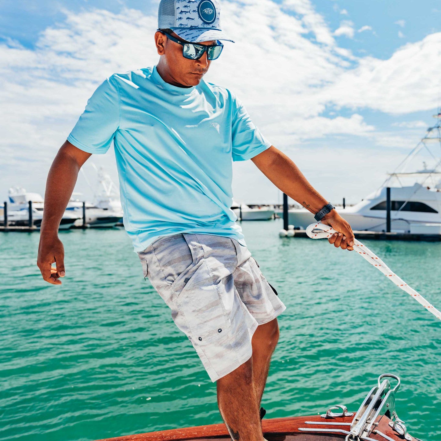 Mens Samurai SS Performance Shirt - AFTCO