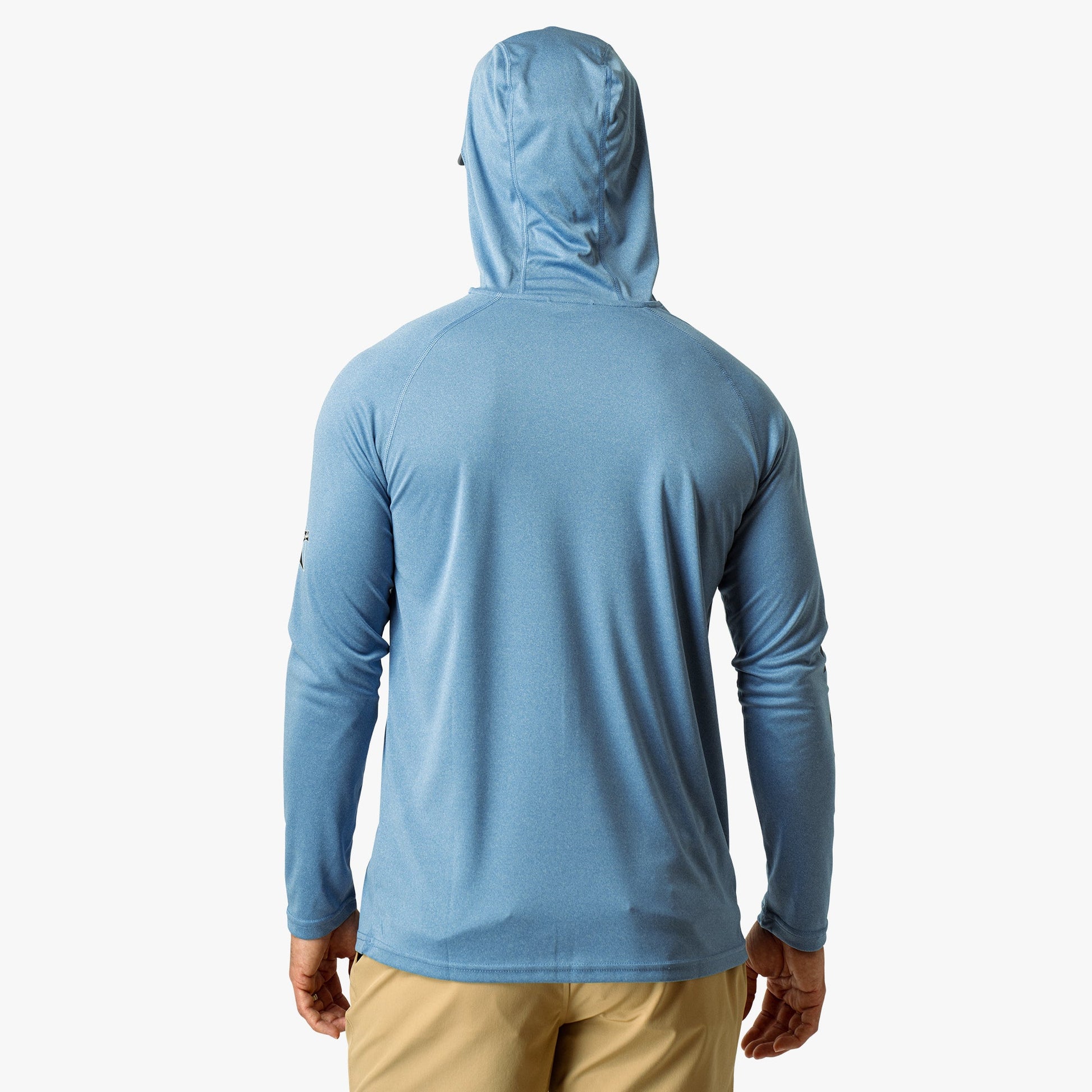 Mens Jason Christie's Hooded LS Bass Fishing Performance Shirt - AFTCO