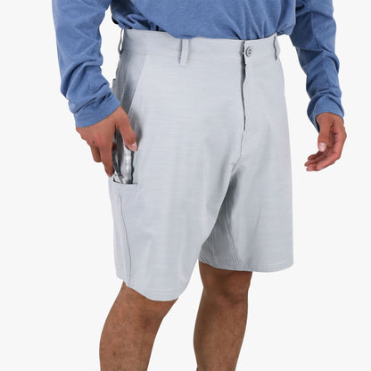 Mens 365 Hybrid Stretch Chino Fishing Shorts - AFTCO