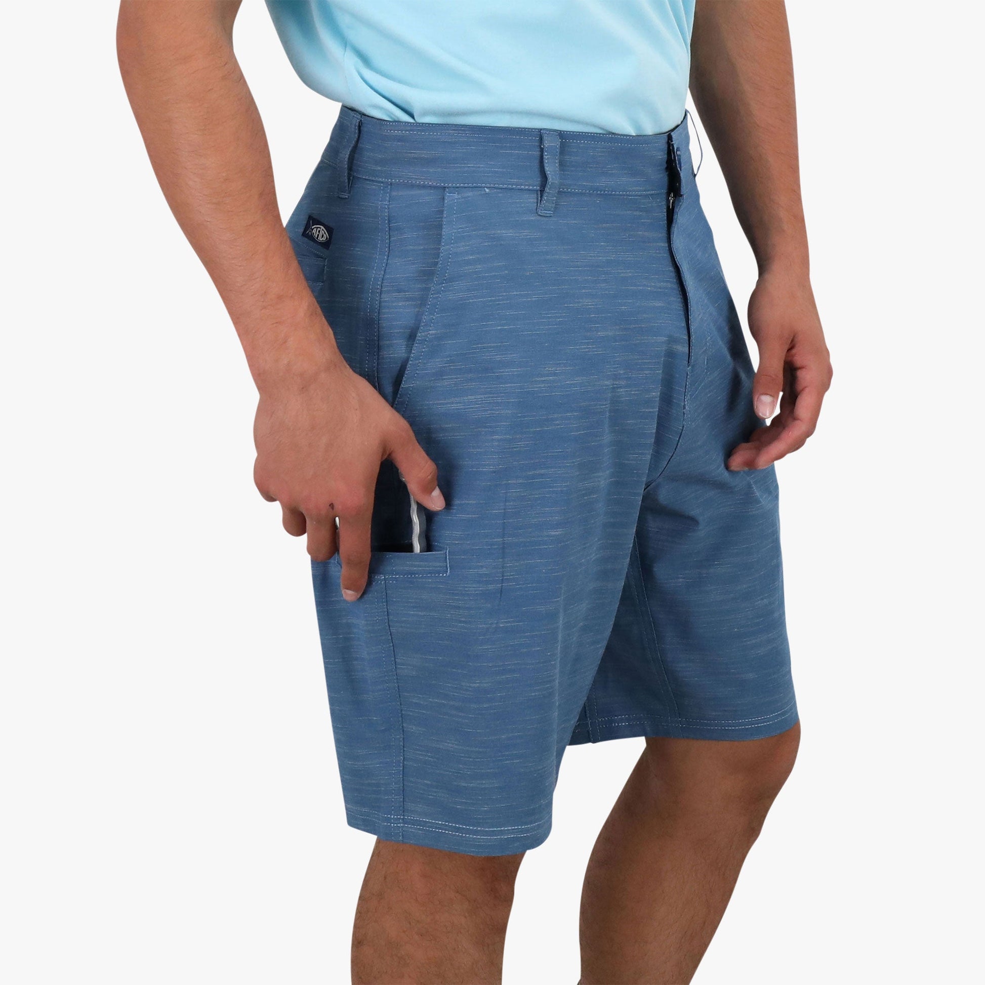 Mens 365 Hybrid Stretch Chino Fishing Shorts - AFTCO