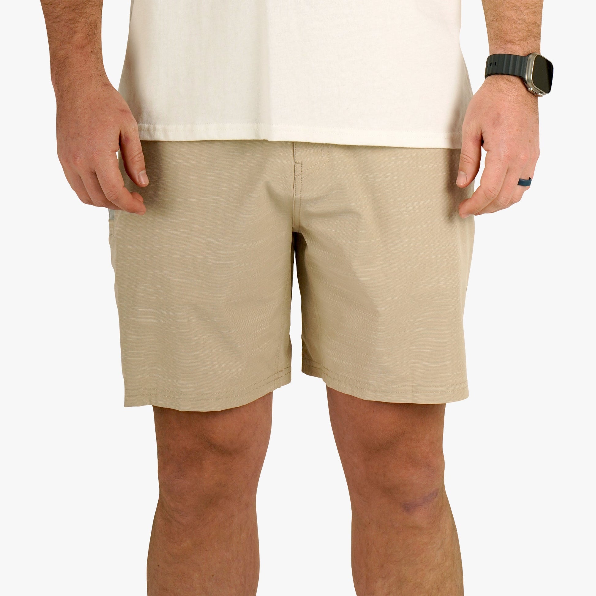 Mens 365 Hybrid Stretch Chino Fishing Shorts - AFTCO