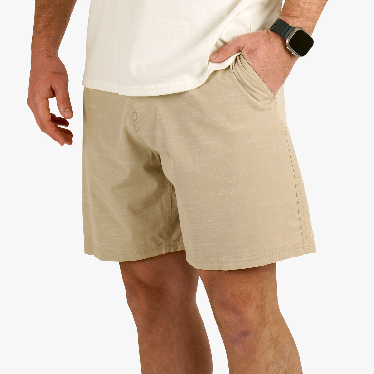 Mens 365 Hybrid Stretch Chino Fishing Shorts - AFTCO