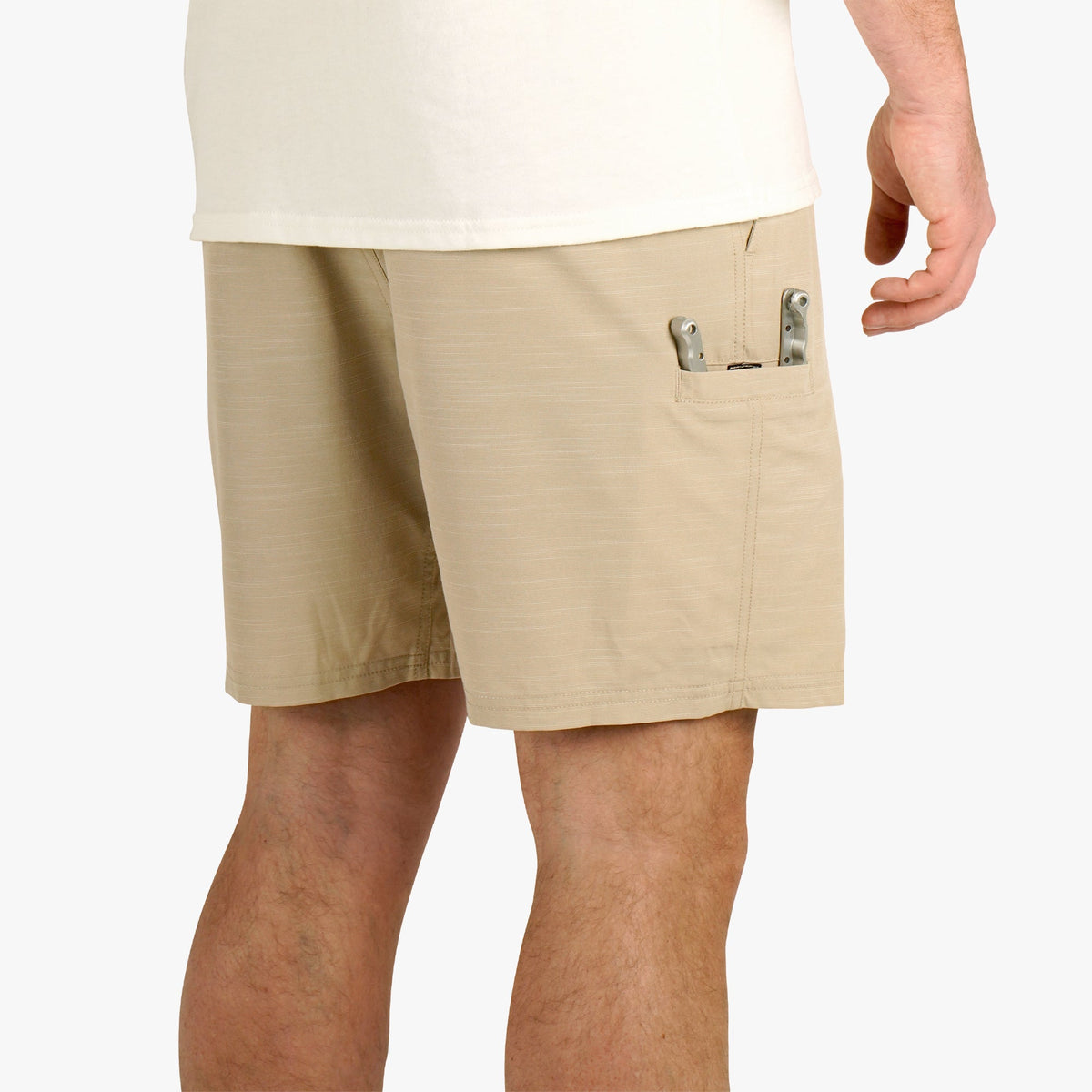 Mens 365 Hybrid Stretch Chino Fishing Shorts - AFTCO