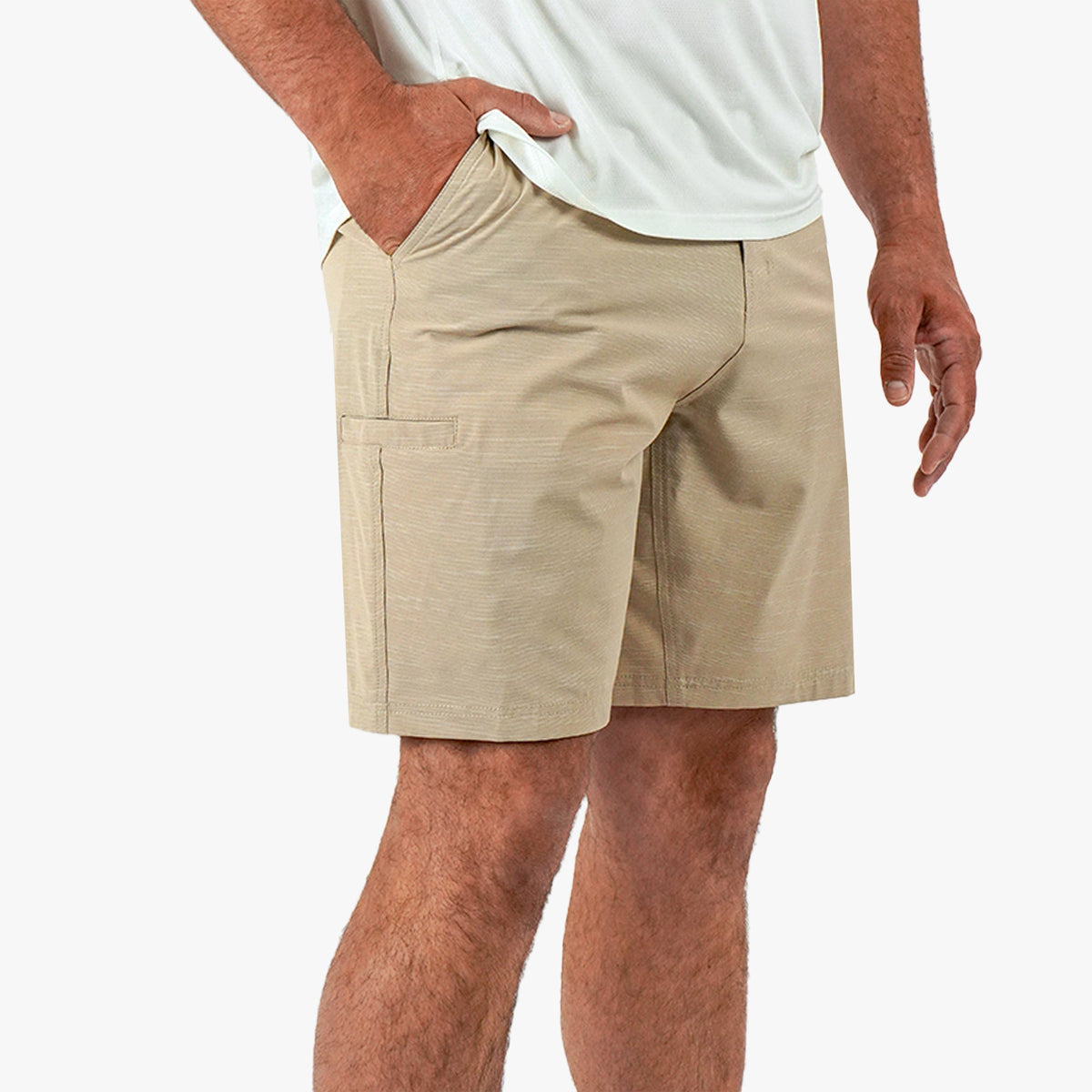 Mens 365 Hybrid Stretch Chino Fishing Shorts - AFTCO