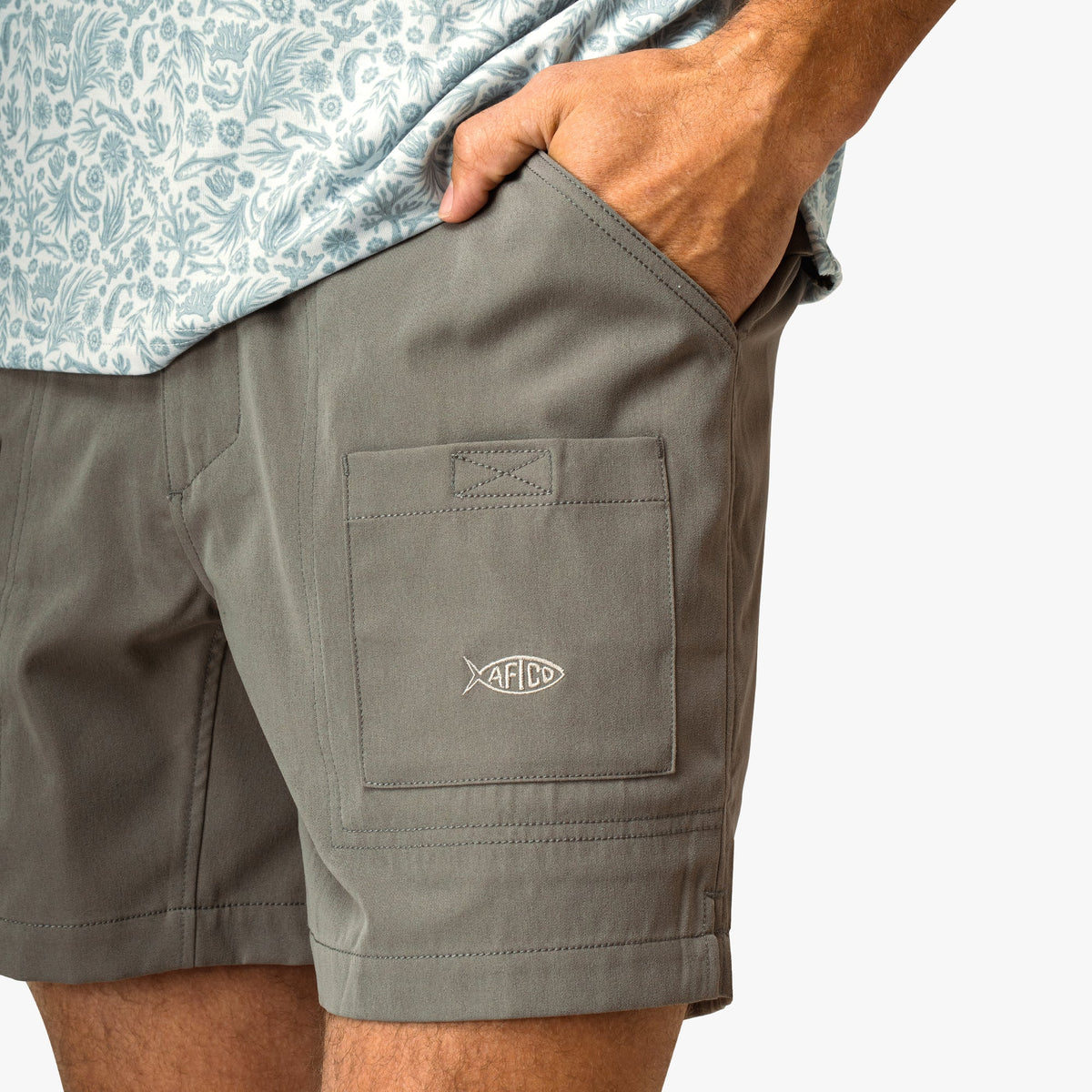 Mens Flex 01 Men's Fishing Shorts - AFTCO