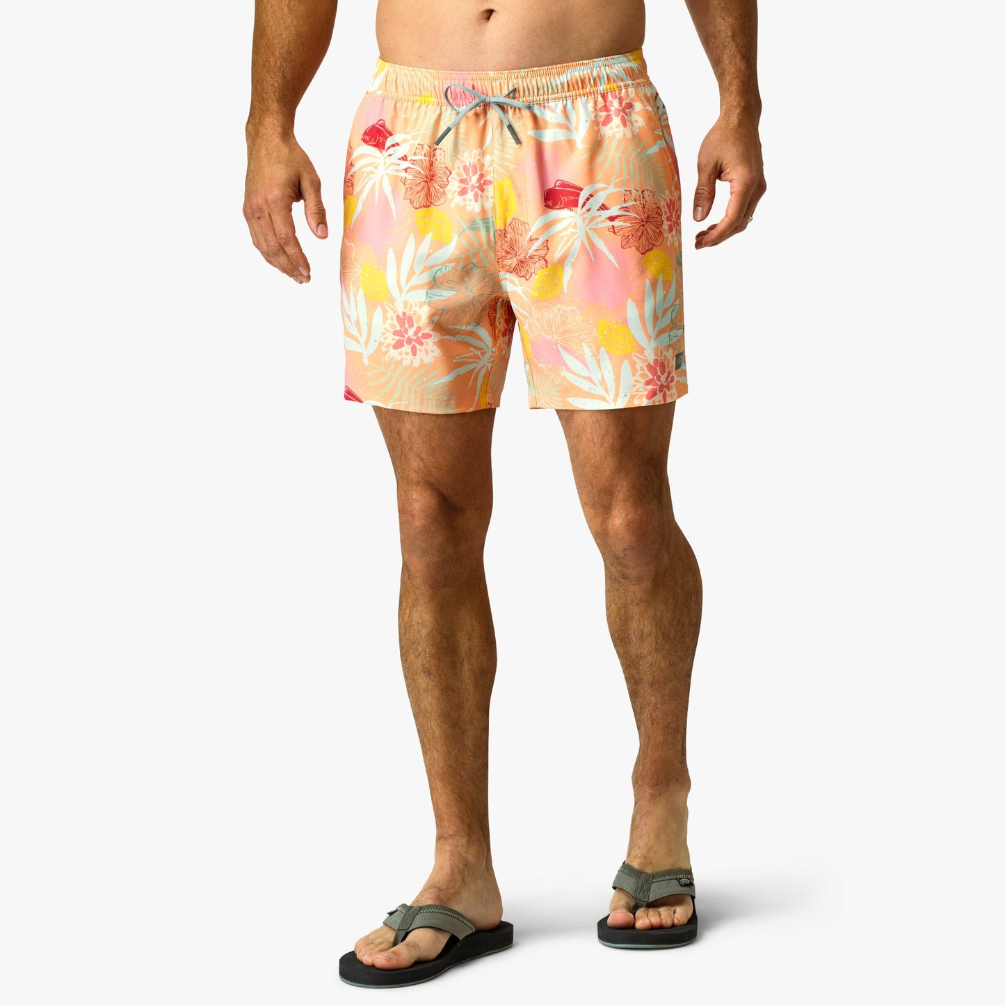 Mens Strike Printed Swim Trunks - AFTCO