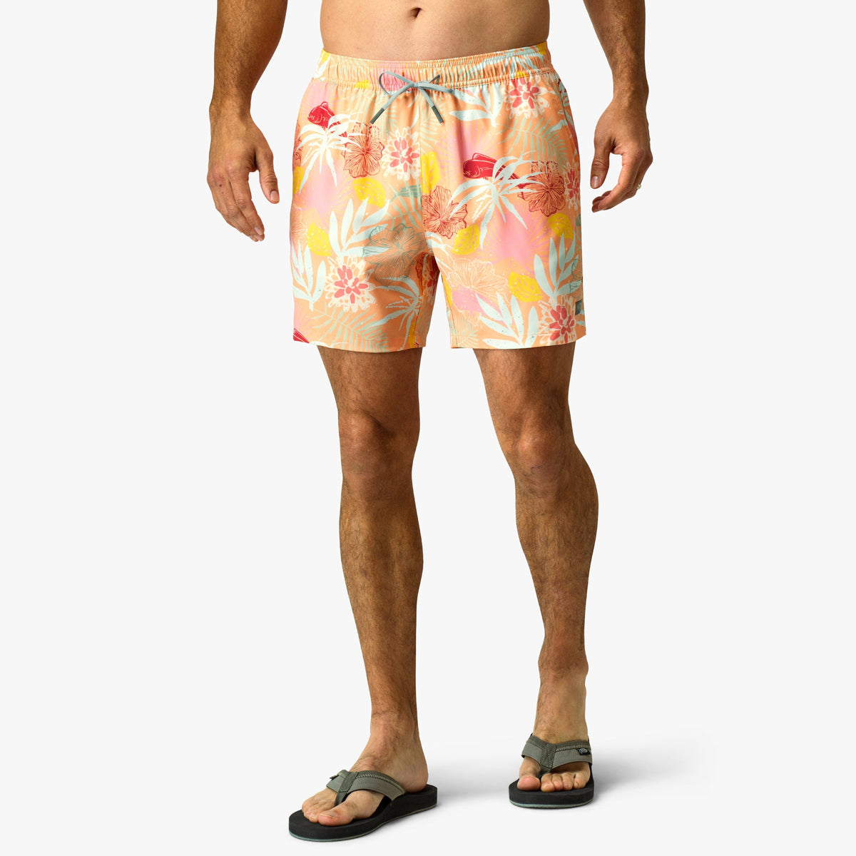 Mens Strike Printed Swim Trunks - AFTCO