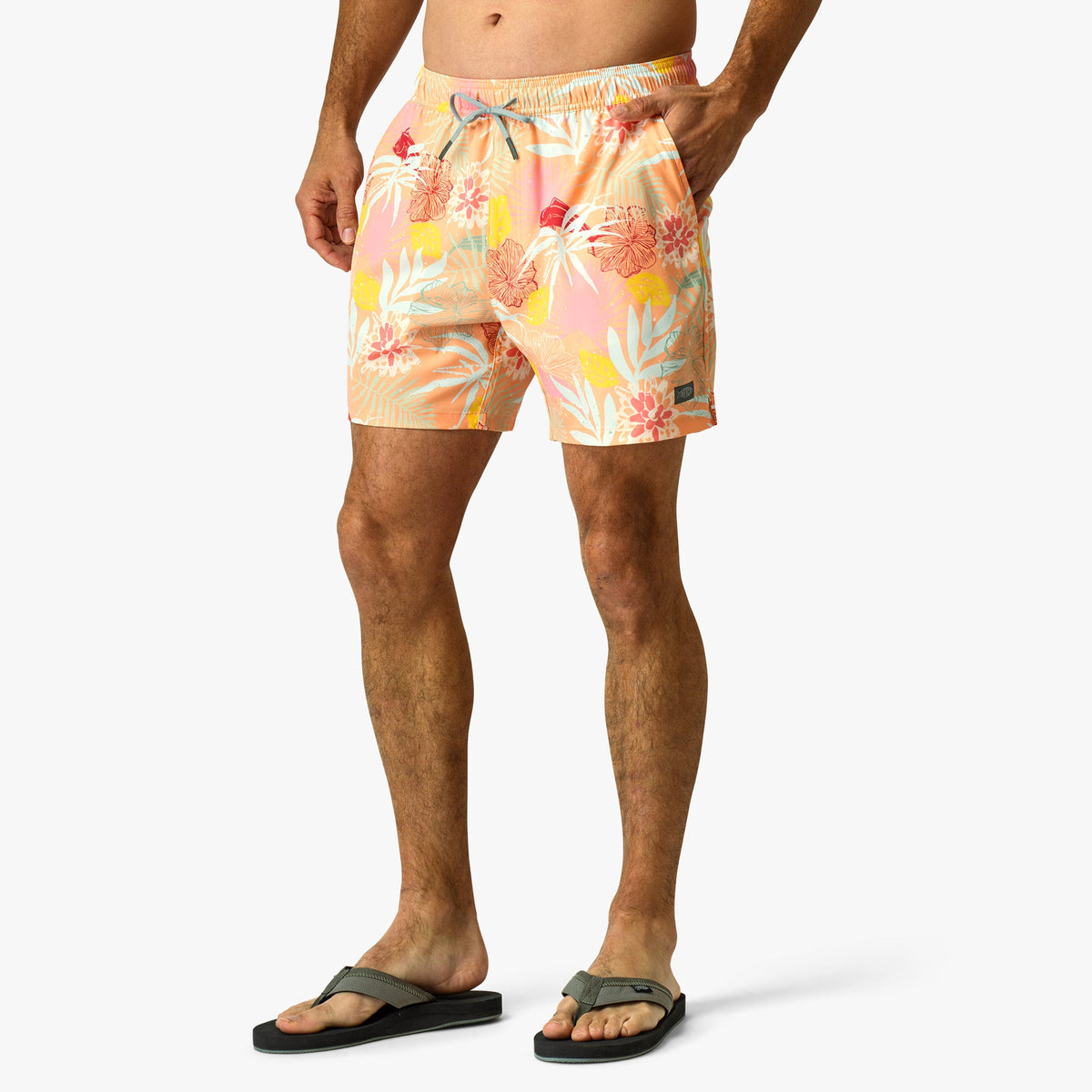 Mens Strike Printed Swim Trunks - AFTCO