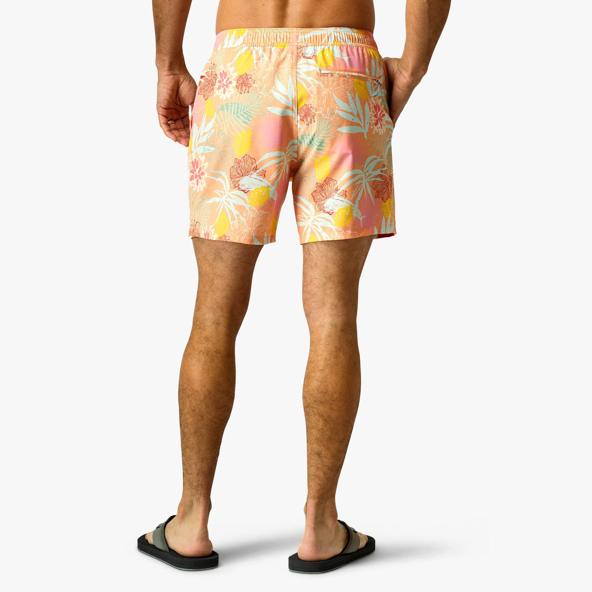 Mens Strike Printed Swim Trunks - AFTCO