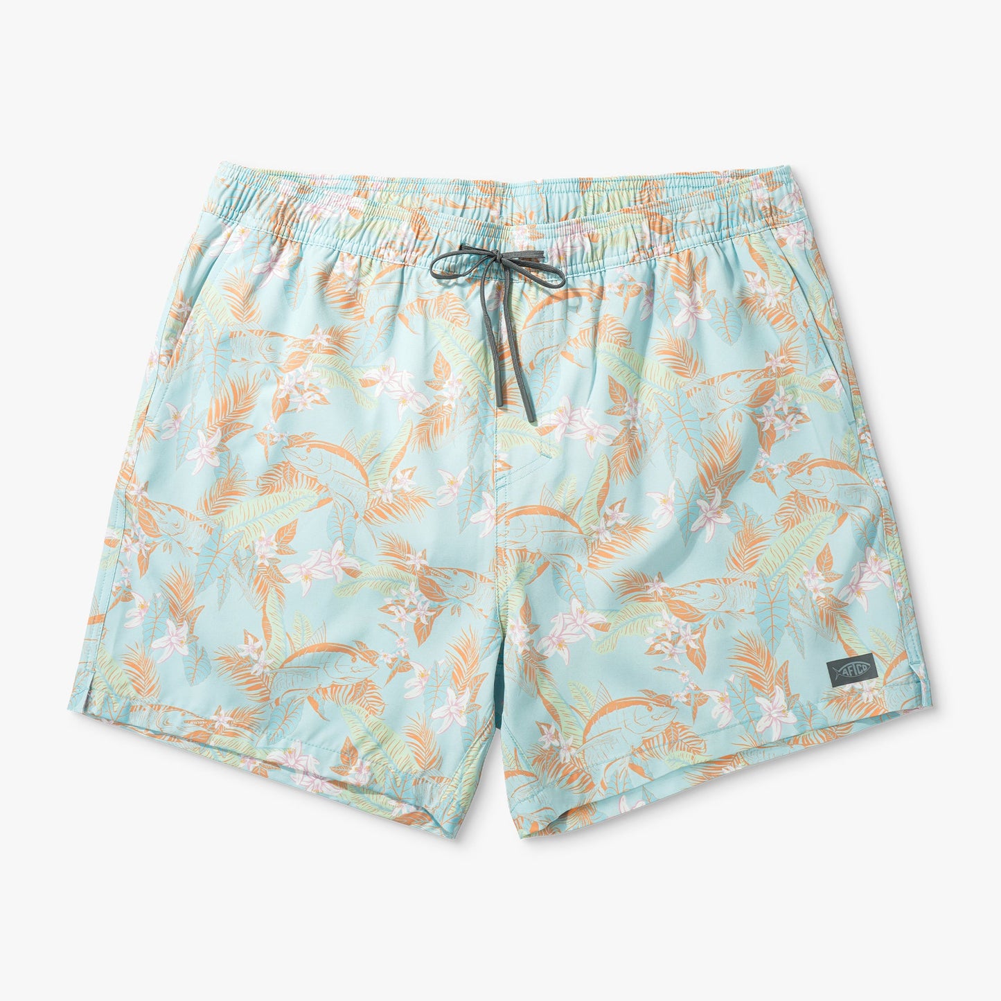 Mens Strike Printed Swim Trunks - AFTCO