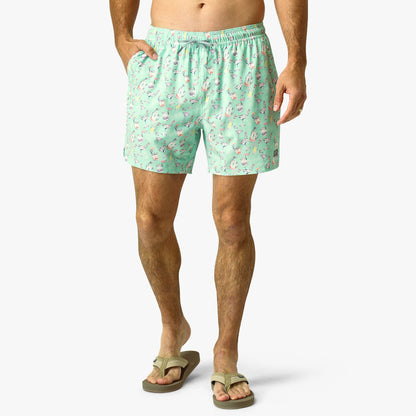 Mens Strike Printed Swim Trunks - AFTCO