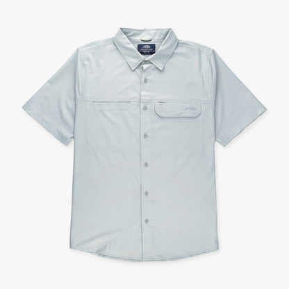 Mens Air O Mesh SS Button Down Fishing Shirt - AFTCO