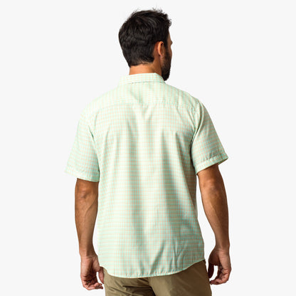 Mens Dorsal Short Sleeve Button Down Shirt - AFTCO
