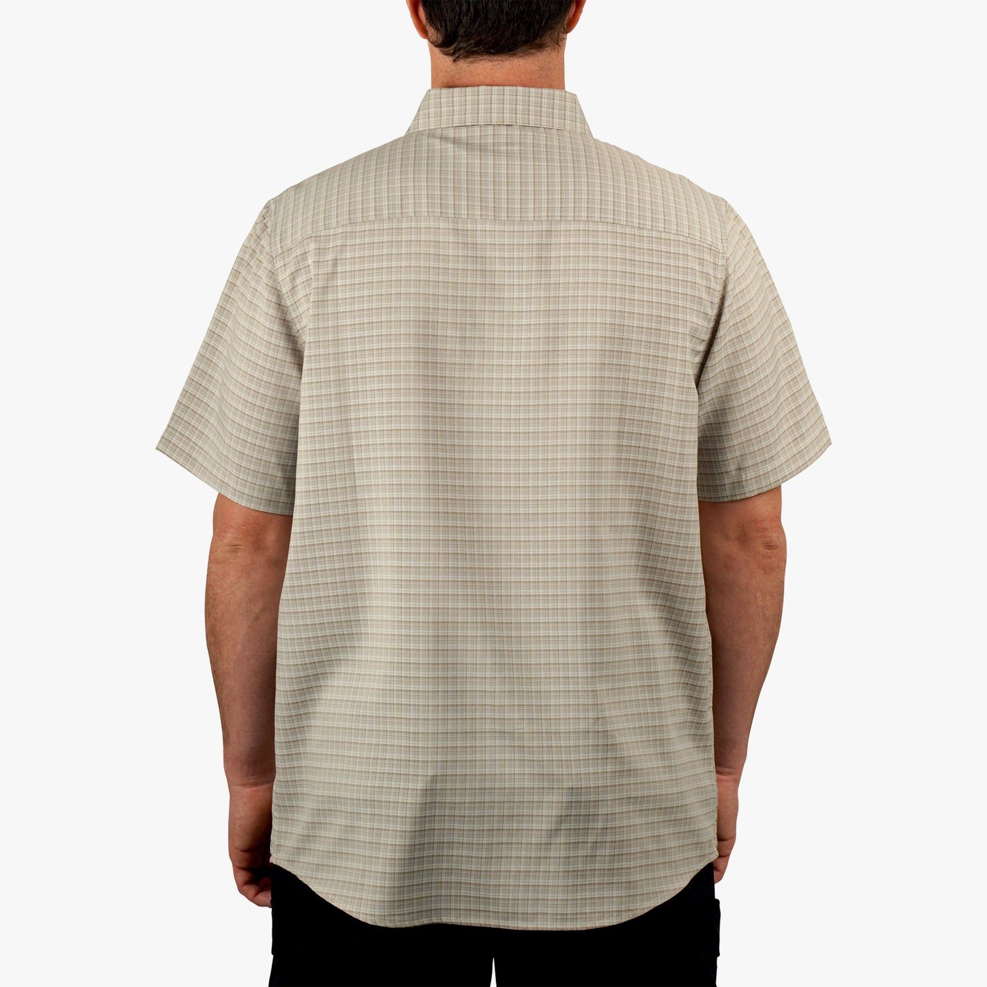 Mens Dorsal Short Sleeve Button Down Shirt - AFTCO
