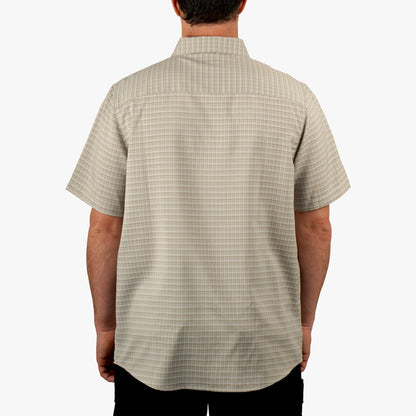 Mens Dorsal Short Sleeve Button Down Shirt - AFTCO