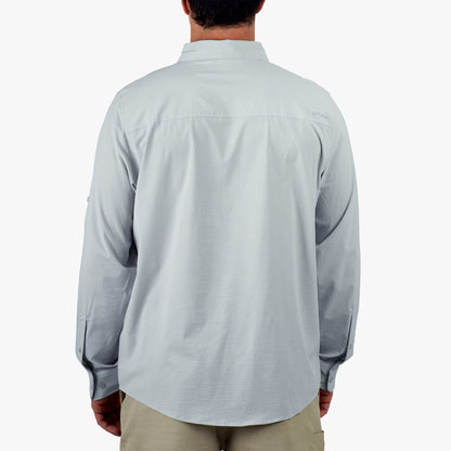 Mens Air-O Mesh LS Fishing Button Up Shirts - AFTCO