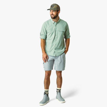 Mens Air-O Mesh LS Fishing Button Up Shirts - AFTCO