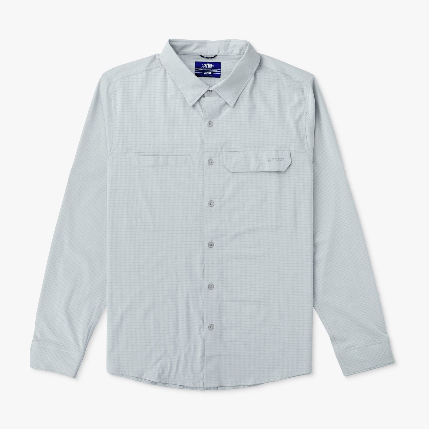Mens Air-O Mesh LS Fishing Button Up Shirts - AFTCO