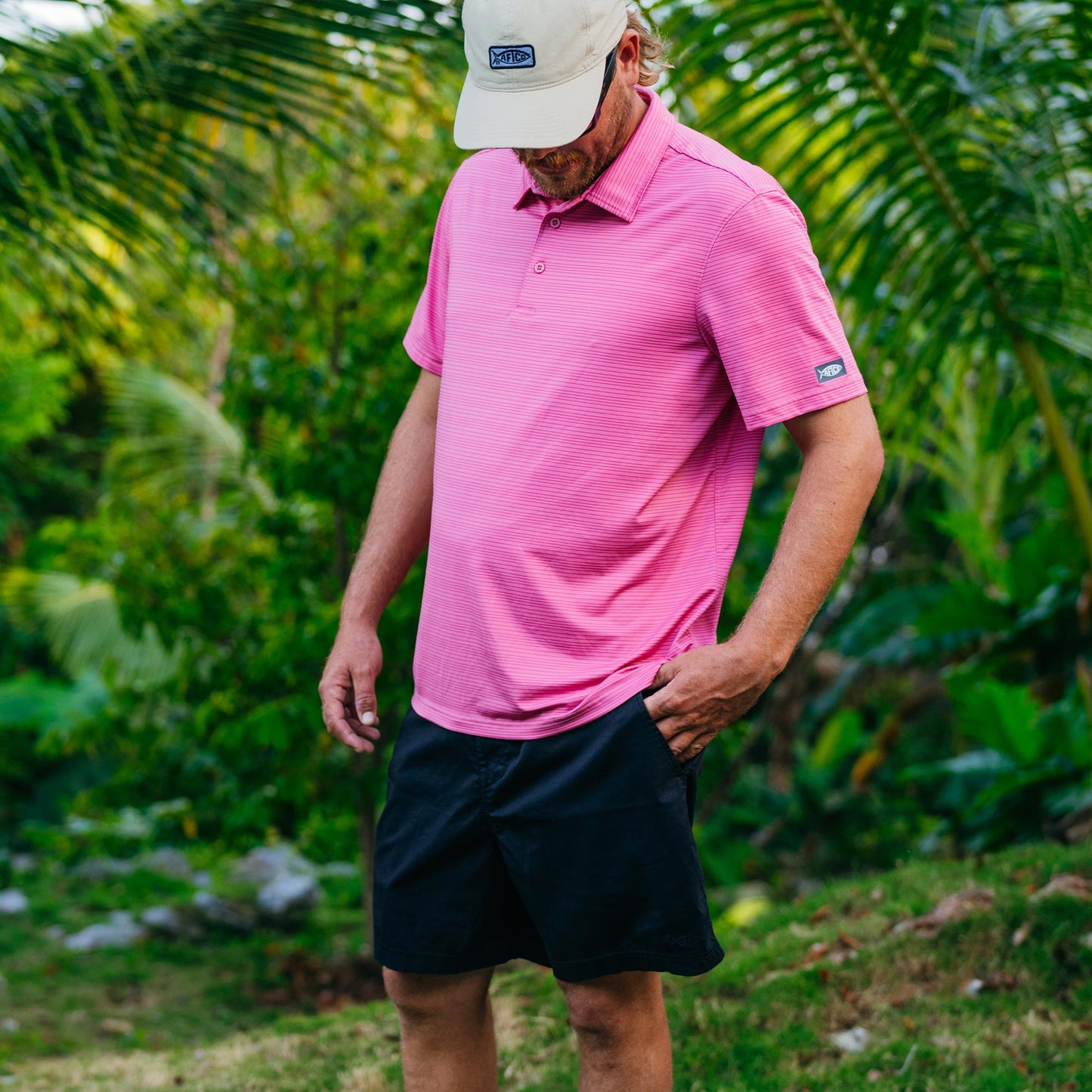 Mens Link Performance Polo - AFTCO