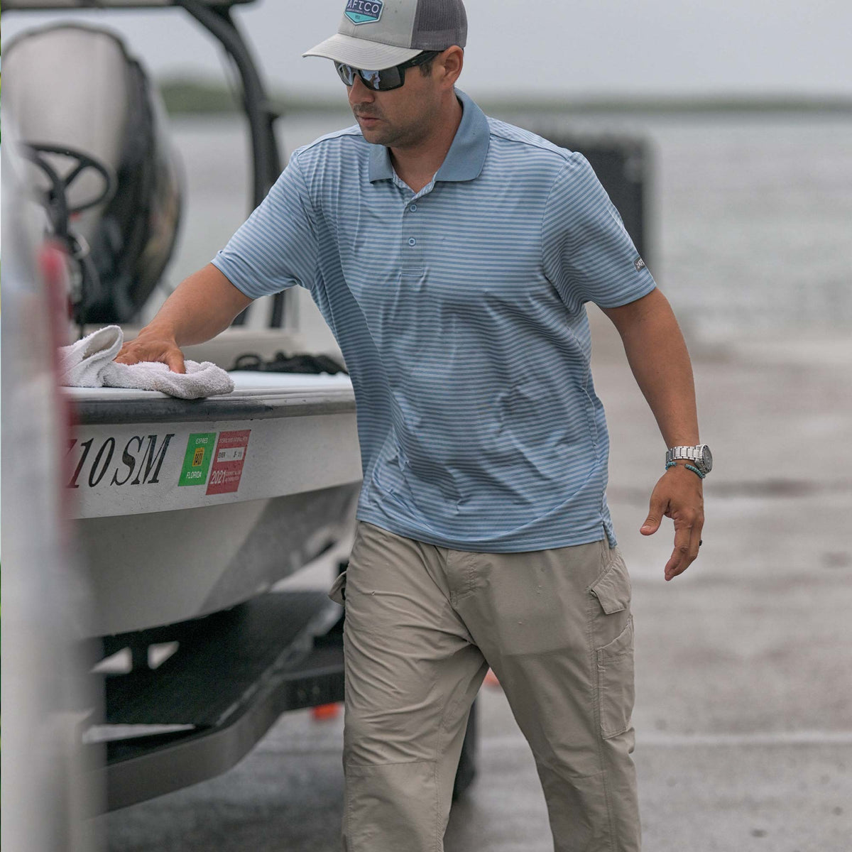 Mens Link Performance Polo - AFTCO