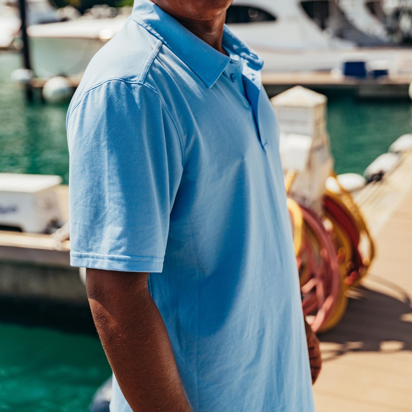 Mens Air O Mesh Performance Polo - AFTCO
