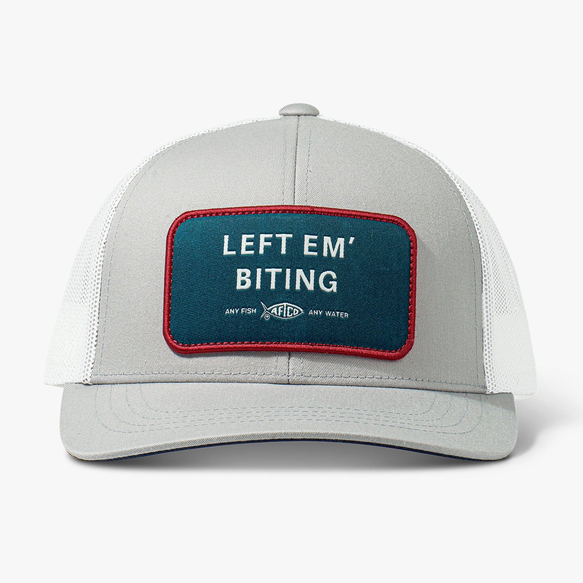 Mens Left Em' Biting Fishing Trucker Hat - AFTCO