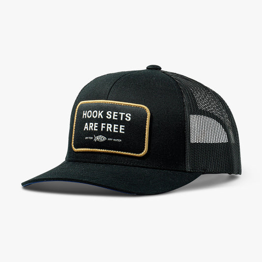 Mens Hook Sets Are Free Fishing Trucker Hat - AFTCO