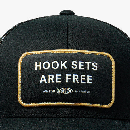 Mens Hook Sets Are Free Fishing Trucker Hat - AFTCO