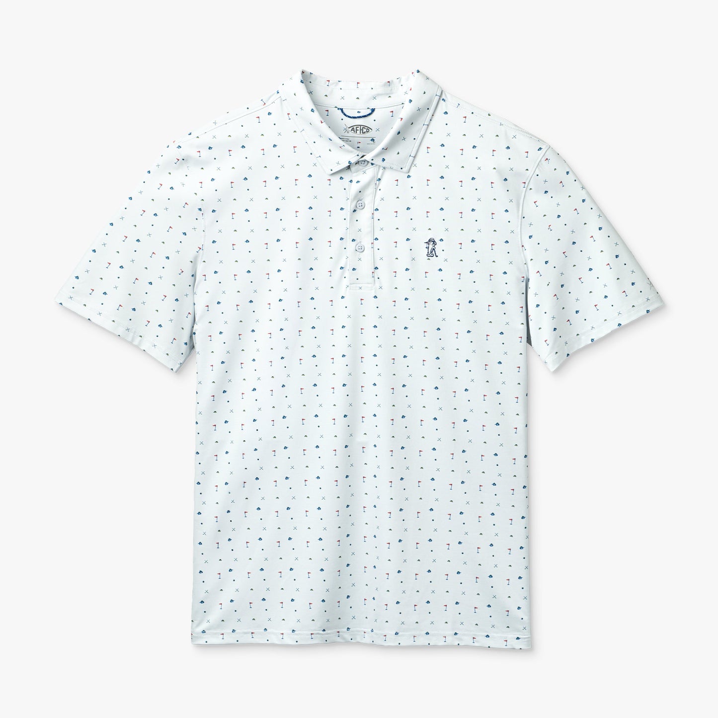 Mens Fairwaves Boatbar Performance Polo - AFTCO