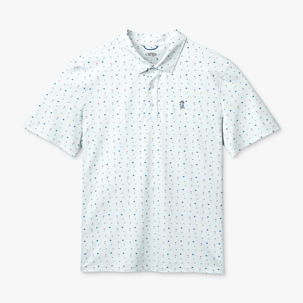 Mens Fairwaves Boatbar Performance Polo - AFTCO